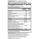 Supplement Facts Of 20 Servings Collagen Powder - MG Wellness Shop