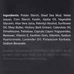 Ingredients Of 8.8OZ Dead Sea Mud Mask - MG Wellness Shop