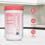 Supplement Facts Of Strawberry Lemon Collagen Powder - MG Wellness Shop