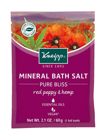 Buy Red Poppy Mineral Bath Salt Online - MG Wellness Shop